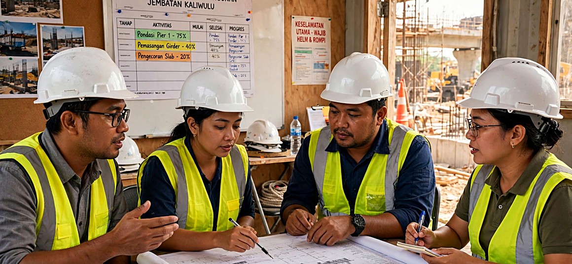 Koordinasi dan layanan pendukung proyek